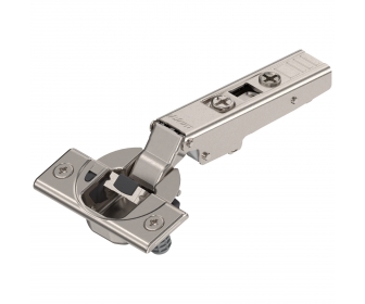 CLIP top BLUMOTION zawias standard. 110°, Drzwi nakładane, puszka: wciskana, niklowany