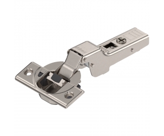 CLIP top BLUMOTION zawias standard. 110°, Drzwi bliźniacze, puszka: na wkręty, niklowany