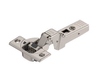 CLIP top BLUMOTION zawias do drzwi profil. 95°, Drzwi bliźniacze, puszka: na wkręty, niklowany