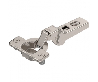 CLIP zawias standard. 100°, Drzwi bliźniacze, puszka: wciskana, niklowany