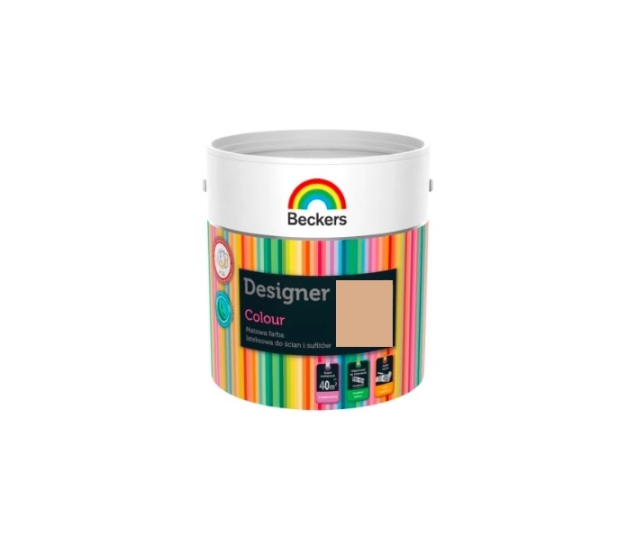 Farba Beckers Designer lateksowa matowa LIGHT BROWN 2,5L