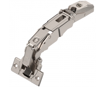 NOWY CLIP top zawias z zerowym uskok., drzwi nakładane, kąt otwar. 155 puszka na wkręty