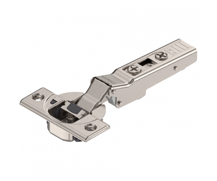 Zawias kątowy nakładany CLIP TOP -15°, BLUMOTION - cichy domyk, na wkręty, niklowany, BLUM 79B3453