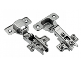 Zawias GTV prosty+prowadnik h 0 bez euro nakładany