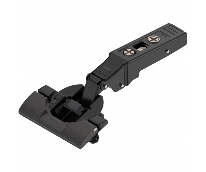 Zawias kątowy nakładany CLIP TOP 15°, BLUMOTION - cichy domyk, INSERTA, czarny, BLUM 79B9494