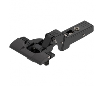 Zawias bliźniaczy CLIP TOP 95°, BLUMOTION - cichy domyk, INSERTA, czarny, BLUM 71B9690