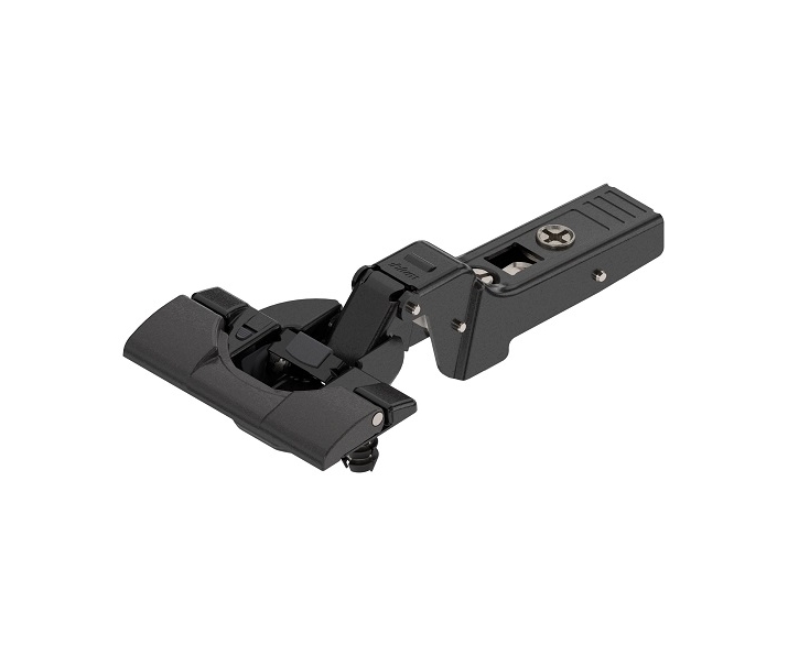 Zawias bliźniaczy CLIP TOP 95°, BLUMOTION - cichy domyk, INSERTA, czarny, BLUM 71B9690