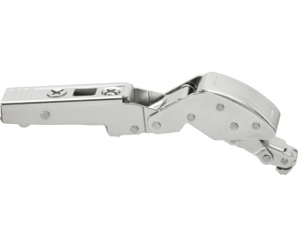 WYC. CLIP top Zawias CRISTALLO 125°, Drzwi nakładane, bez sprężyny, niklowany