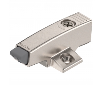 BLUMOTION w prowadniku, krzyżakowy (37/32), cynk, wysokość montażu: 25 mm, niklowany 971A0500