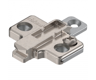 CLIP prowadnik, krzyżakowy, 0 mm, Cynk, Wkręty, RW: 2-częściowy+niklowany*P/U: 500