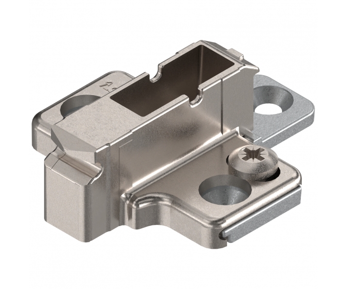 Prowadnik krzyżakowy 2-częściowy CLIP 9mm, niklowany, BLUM 175H7190