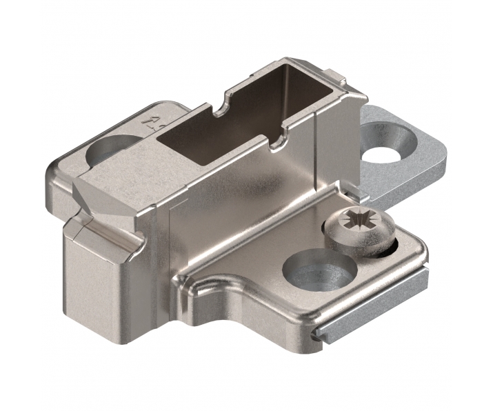 Prowadnik krzyżakowy 2-częściowy EURO CLIP 9mm, niklowany, BLUM 175H9190