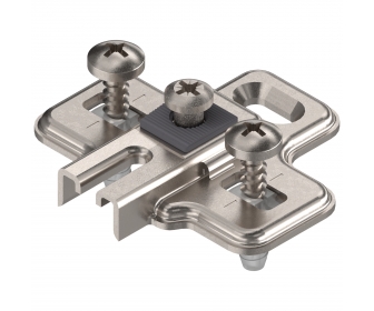 MODUL prowadnik, krzyżakowy, 0 mm, Stal, EXPANDO, RW: otwór podłużny, niklowany