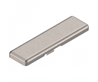 zaślepka zawiasu, Bez nadruku, symetr., niklowany