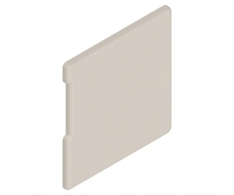 METABOX Zaślepka, prostokątna, praw., do ZSF.12/13, R9001 kremowo-biała