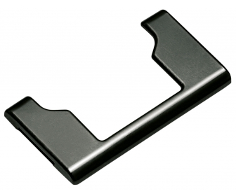 Zaślepka na puszkę zawiasu do cienkich frontów Czarna bez nadruku