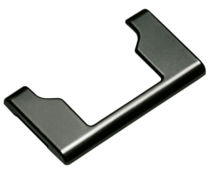 Zaślepka na puszkę zawiasu do cienkich frontów Czarna bez nadruku