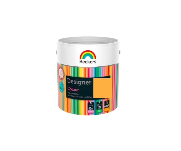 Farba Beckers Designer lateksowa matowa JUICY ORANGE 2,5L