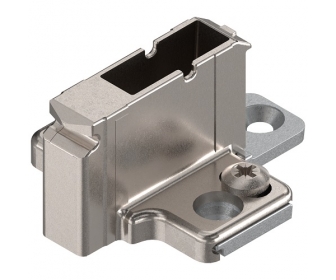 Prowadnik krzyżakowy 2-częściowy EURO CLIP 18mm, niklowany, BLUM 175H9190