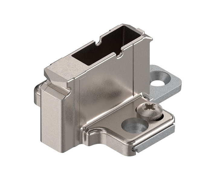 Prowadnik krzyżakowy 2-częściowy EURO CLIP 18mm, niklowany, BLUM 175H9190