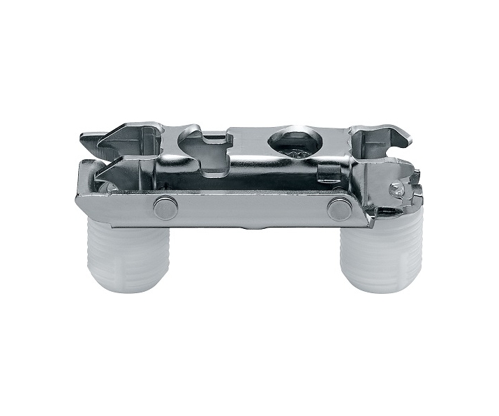 Prowadnik prosty mimośrodowy wciskany CLIP 0mm, niklowany, BLUM 177H3100