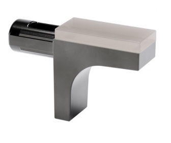 Zestaw (100szt.) Podpórka K LINE z wkladka silikonowa do pólek szklanych, z trzp. Ø 5 mm,czarny nk.