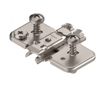 CLIP prowadnik, krzyżakowy, 0 mm, Stal, EXPANDO, RW: mimośród, niklowany 174H7100E