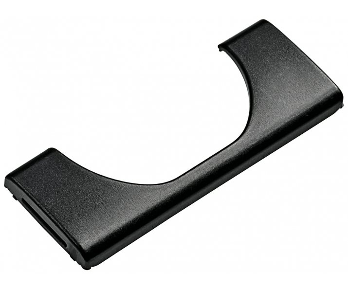 Zawias - zaślepka na puszkę, Bez nadruku, czarny (zaokrąglona)