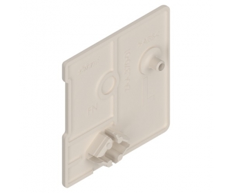METABOX Zaślepka, prostokątna, lew., do ZSF.12/13, R9001 kremowo-biała