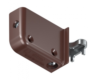 Zawieszki do szafek, lewa, na wkręty, brązowa