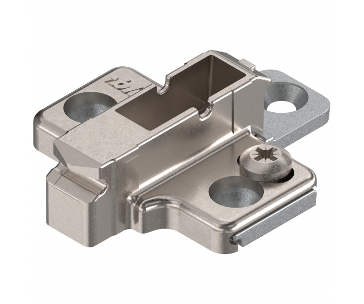 Prowadnik krzyżakowy 2-częściowy EURO CLIP 6mm, niklowany, BLUM 175H9160