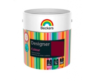 Farba Beckers Designer lateksowa matowa DARK RASPBERRY 2,5L