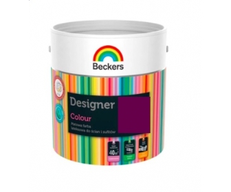 Farba Beckers Designer lateksowa matowa BURGUNDY 2,5L