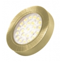 DESIGN LIGHT OVAL-2W-ZL-DY-40K-01 LED Z DYSTANSEM 12VDC ZŁOTY 2mb przewód mini amp