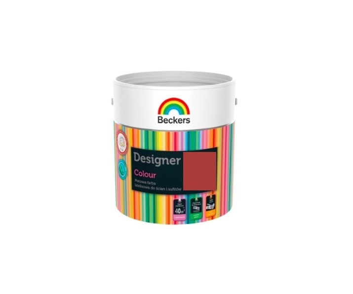 Farba Beckers Designer lateksowa matowa CHERRY 2,5L