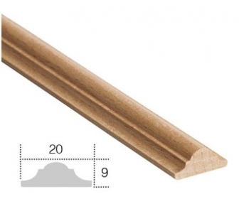 ARTE EM00606L Listwa drewniana ozdobna 20x8x1200mm