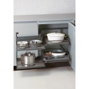 PEKA 005.506.KPL/A MAGIC-CORNER COMFORT ARENA STYLE 1000/ 600/ LEWY/ ANTRACYT 