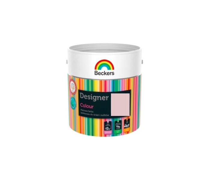 Farba Beckers Designer lateksowa matowa POWDER PINK 2,5L