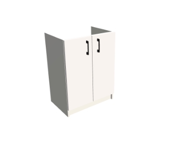 Szafka pod umywalkę stojąca bez blendy