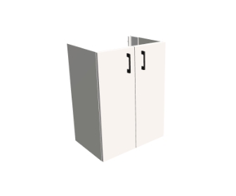 Szafka pod umywalkę podwieszana bez blendy