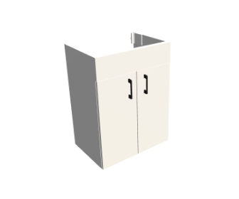 Szafka pod umywalkę podwieszana z blendą