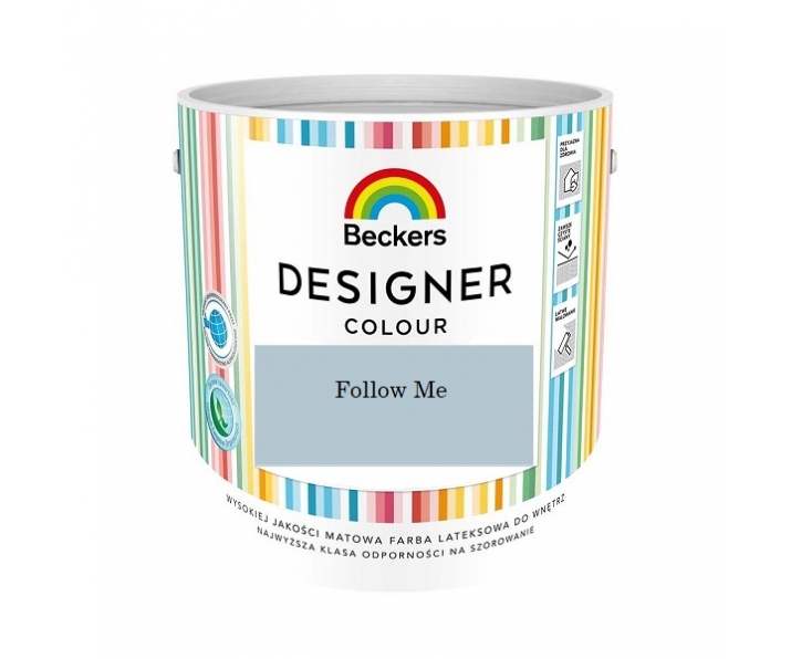 Beckers Designer Colour Follow Me 2,5L lateksowa farba do wnętrz