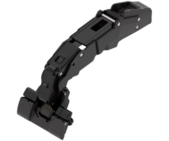 BLUM 71B7690 CLIP top BLUMOTION zawias z szerokim kątem otw. 155°, Drzwi bliźniacze, puszka: INSERTA, czarny onyks