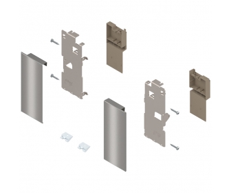 BLUM ZI7.0KI0 Mocowanie frontu LEGRABOX , wys. K, do szuflady wewnętrznej, lewe/prawe, do LEGRABOX pure, inox