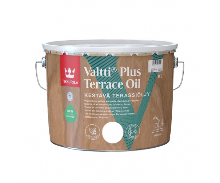 TIKKURILA 710016858 Valtti Plus Terrace Oil Clear 0,9L bezbarwny