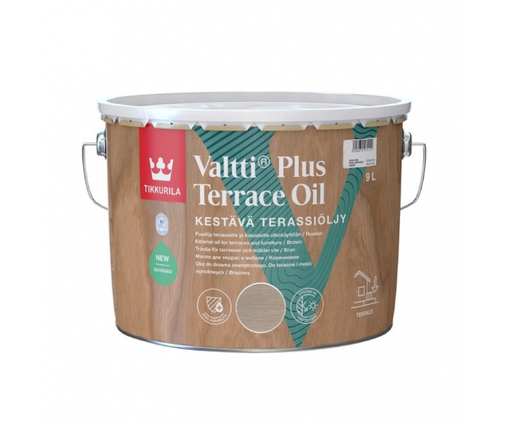 TIKKURILA 710016871 Valtti Plus Terrace Oil Ash Grey 2,5L popielaty