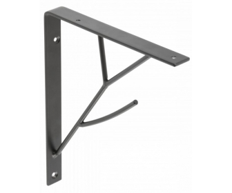 GTV PP-TREE-20M Podpórka do półki TREE, 20x17cm, czarny mat