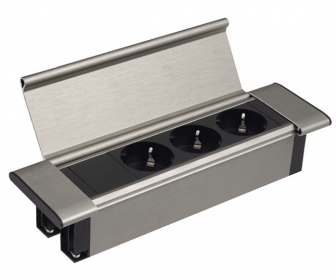 DESIGN LIGHT FLAT BOX wpuszczane gniazdo meblowe