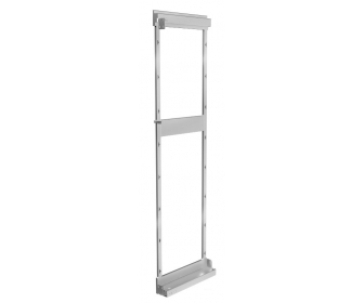 Stelaż cargo maxi wąski 1700 PRESTIGE SUPREME/box, mocowanie boczne, lewy, P22 srebrny, NOMET W-5900-1700L.P22