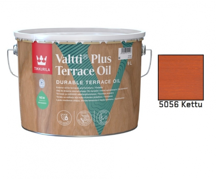 Tikkurila Valtti Plus Terrace Oil 9L olej do drewna, kolor 5056